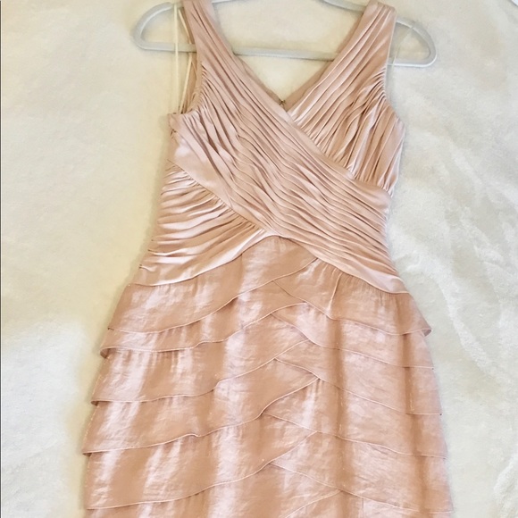 Gorgeous Soft Pink Dress with ruching - Picture 2 of 5